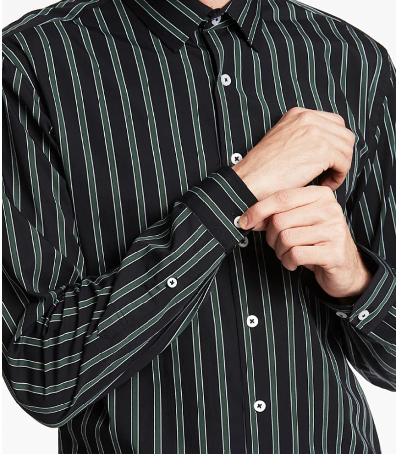 Lindbergh Men's Striped Shirt L/S