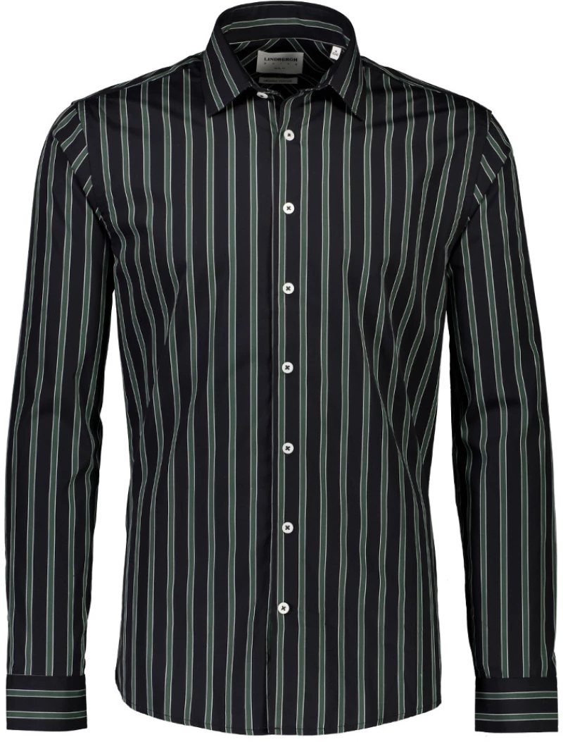 Lindbergh Men's Striped Shirt L/S