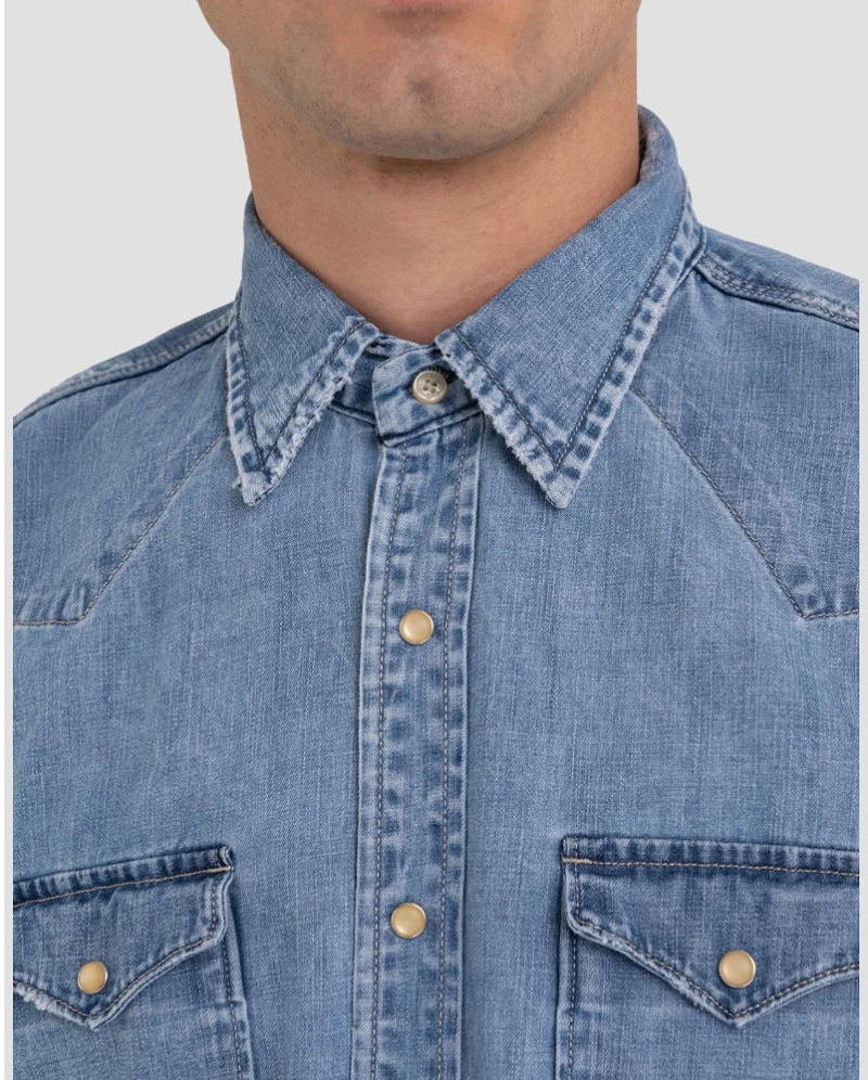 Replay Men's Western Denim Shirt
