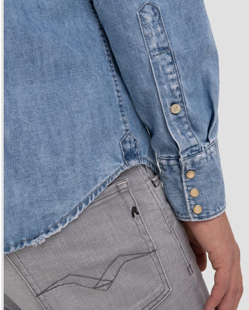 Replay Men's Western Denim Shirt