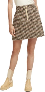 Scotch & Soda Checked mini skirt