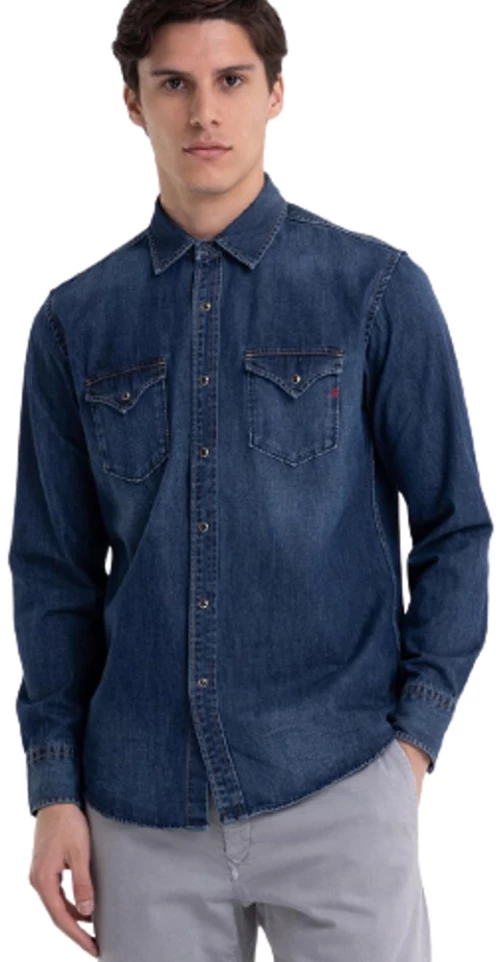 Replay Men's Denim Shirt
