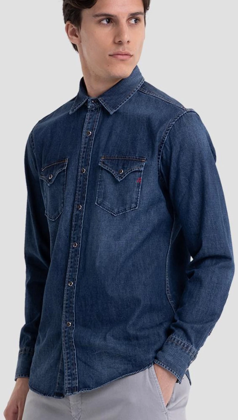 Replay Men's Denim Shirt