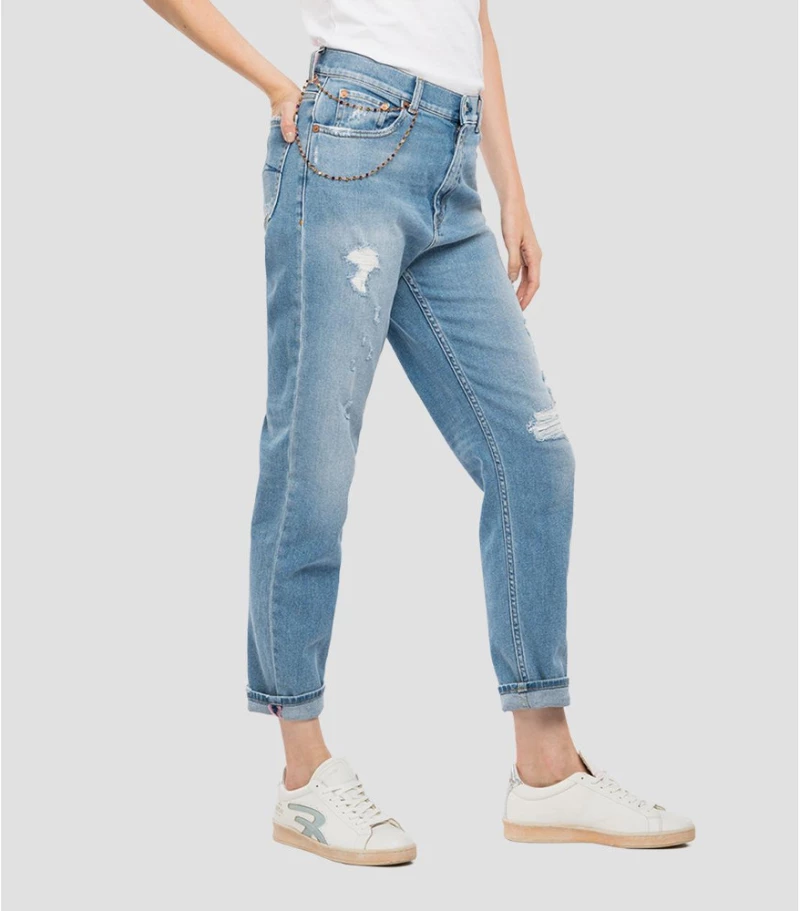 Replay Rose-Label High Waist Tapered-Fit KILEY Jeans