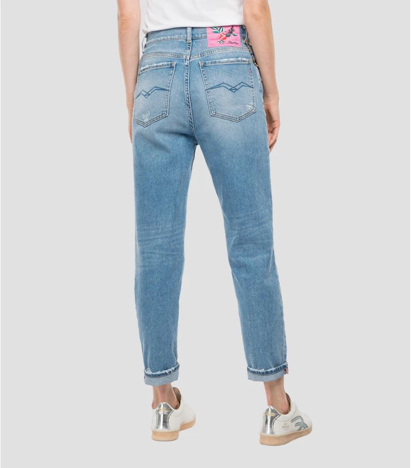 Replay Rose-Label High Waist Tapered-Fit KILEY Jeans