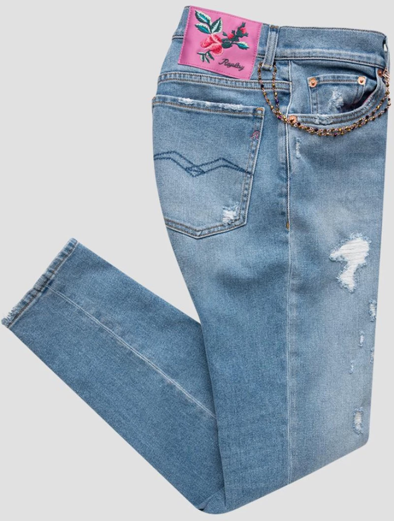 Replay Rose-Label High Waist Tapered-Fit KILEY Jeans