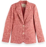 Scotch&Soda Women's Shell-Jacquard Blazer