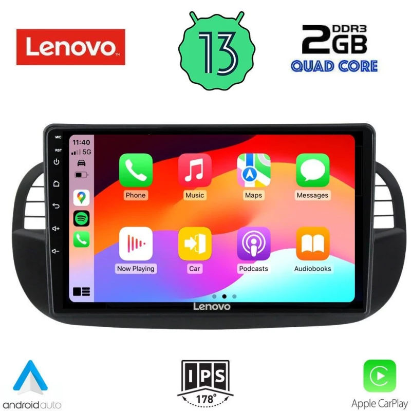 LENOVO LVD 4130_CPA (9inc) MULTIMEDIA TABLET OEM FIAT 500 mod. 2007-2015