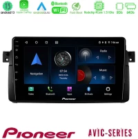 Pioneer AVIC 4Core Android13 2+64GB BMW E46 Navigation Multimedia Tablet 9"