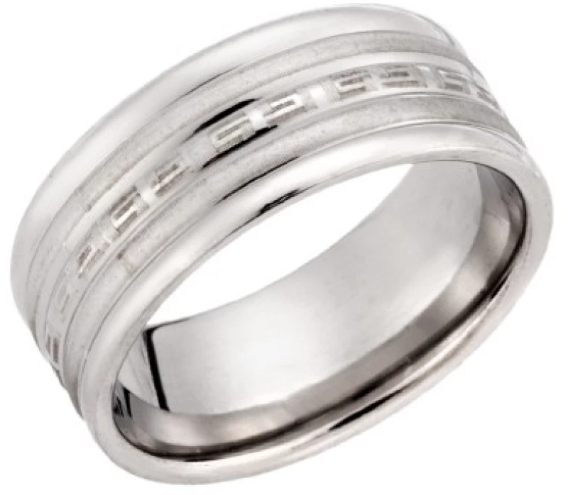 Δαχτυλίδι Senza Unisex Steel, με μαίανδρο SSD5011SR