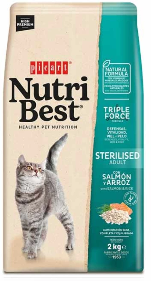 Picart NutriBest Cat Sterilised 2kg