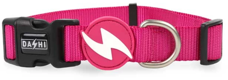 Dashi Περιλαίμιο Σκύλου Solid Pink Medium 2x35-54cm