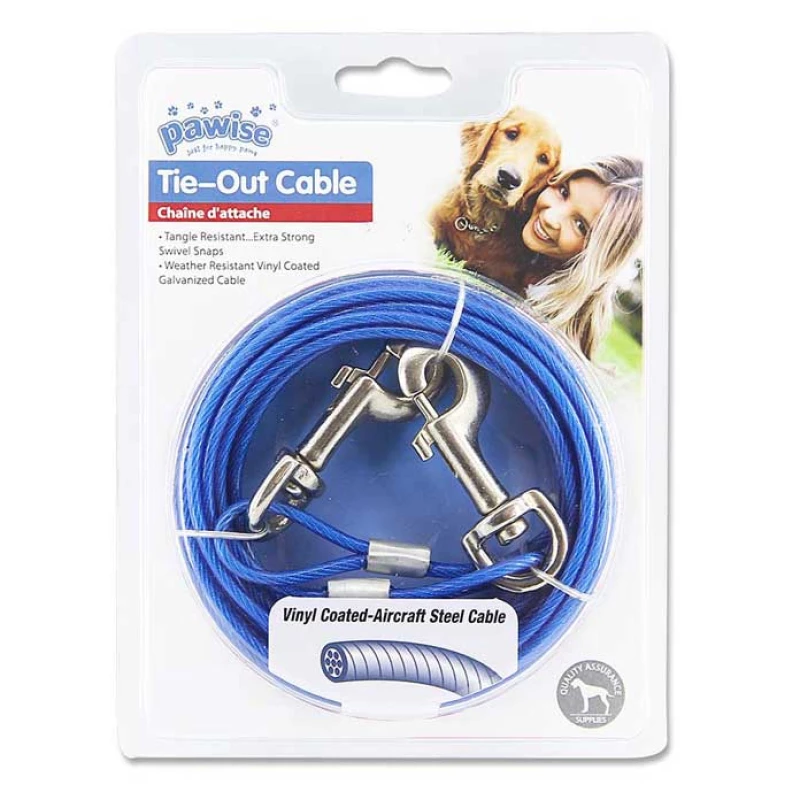 Pawise Tie Out Cable 6m έως 27kg