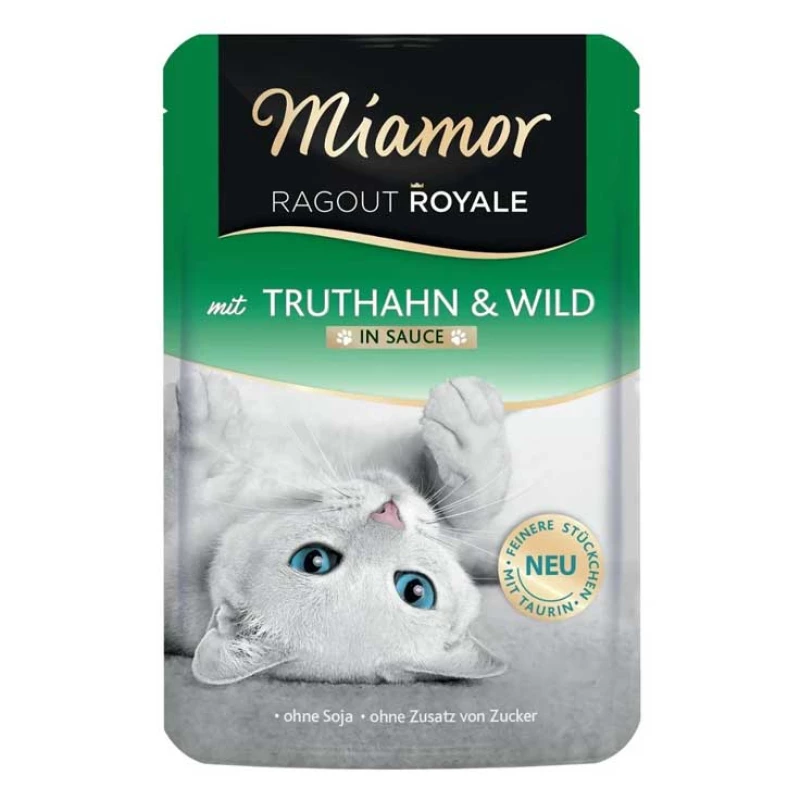 Miamor Ragout Royale Γαλοπούλα και Ελάφι σε Σάλτσα 100gr