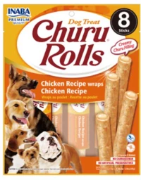 Inaba Churu Dog Rolls Chicken 8x12gr