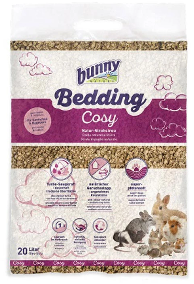 Bunny Υπόστρωμα Nature Bedding Cosy Ροκανίδι 20lt