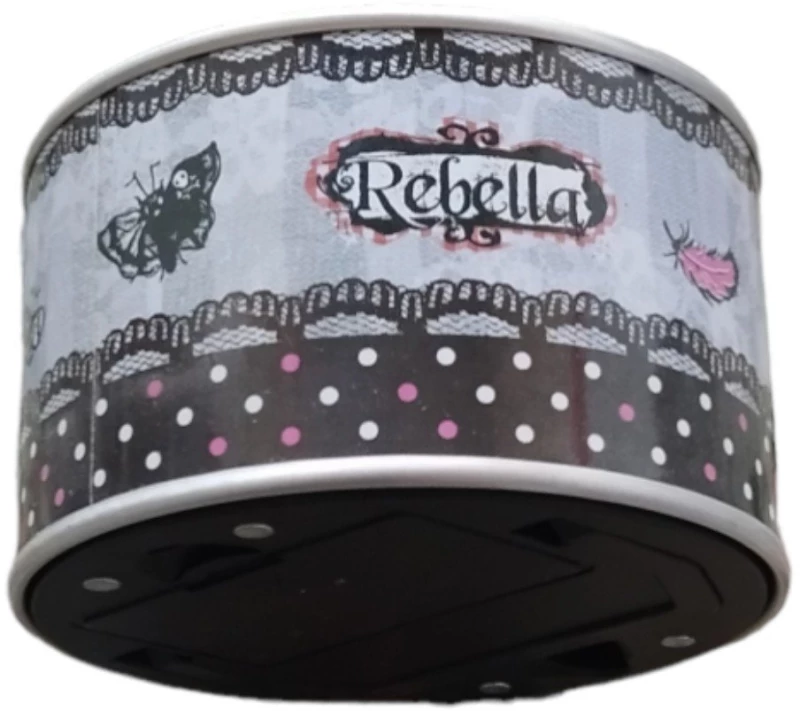 Ρολόι επιτραπέζιο 12εκ Μεταλικό Rebella