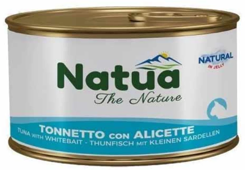 Natua Adult Κονσέρβα Τόνος & Αθερίνα σε Ζελέ 85gr