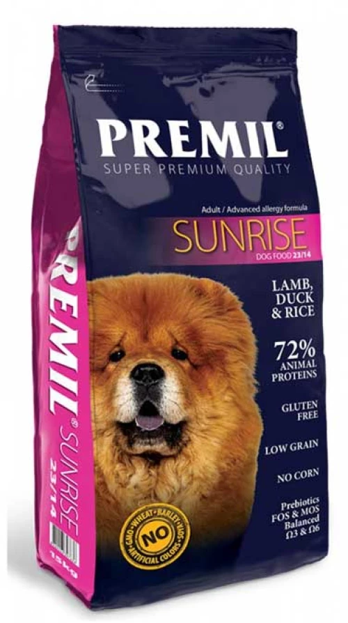 PREMIL Sunrise Lamb Duck and Rice 15kg