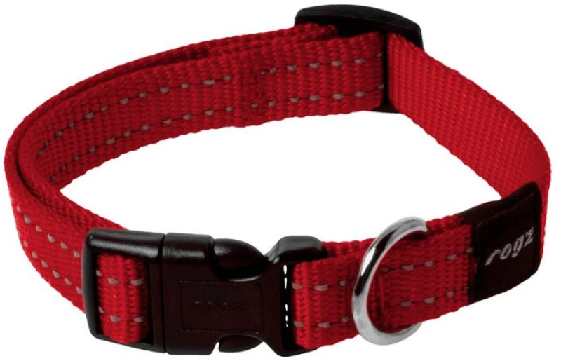 Rogz Περιλαίμιο Σκύλου Utility  Red Medium 26-40cm