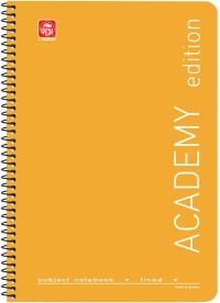 Τετράδιο Σπιράλ 4 Θεμ. Academy Α4 4534Α Κίτρινο