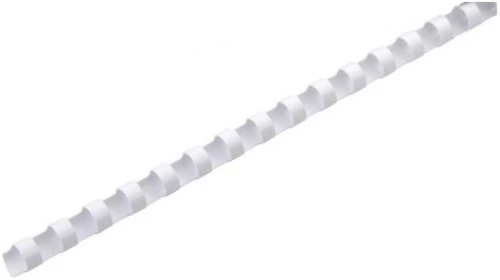 Πλαστικό Σπιράλ Βιβλιοδεσίας Άσπρο 10mm