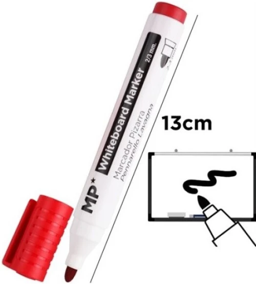 Μαρκαδόρος ασπροπίνακα  MP κόκκινος 2/3mm PE487R-S