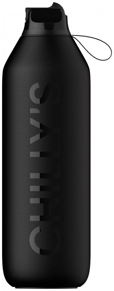 Ανοξείδωτο Μπουκάλι Chilly's Sports Bottle S2 Abyss Black 1lt 22608