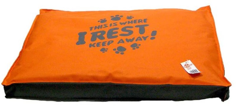 Pet Interest Cushion Orange-Grey 100x70x8cm