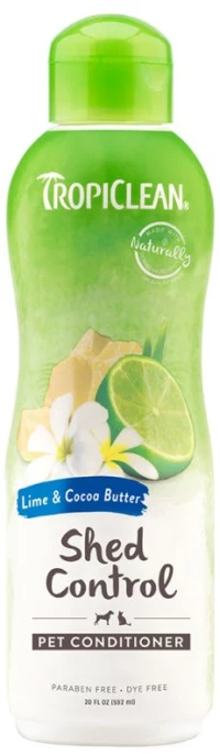 TropiClean Shed Control Conditioner Lime and Cocoa Butter 355ml