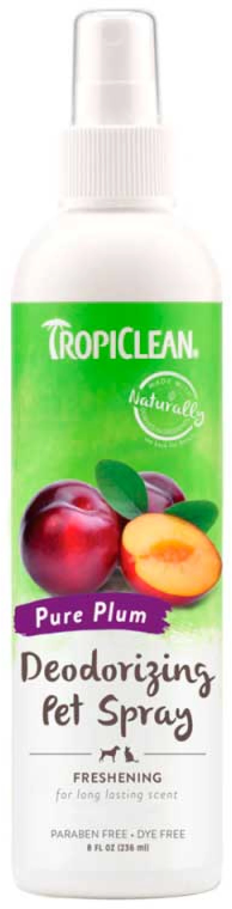 Tropiclean Deodorizing Spray Αποσμητικό Δαµάσκηνο 236ml