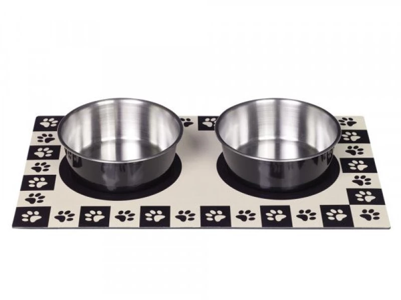 Nobby-Magnetic Σετ Μπολ με Μαγνητική Βάση Μαύρο Large 2x0.92l