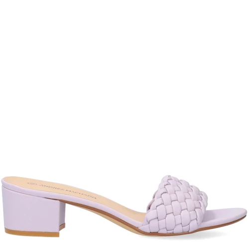 Andres Machado AM5762-10 Mule Λιλά 5.5cm