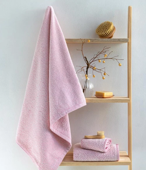 Πετσέτες Σετ 3 τμχ Harvey Pink Palamaiki