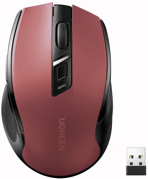 Mouse Wireless UGREEN MU006 Red 15065