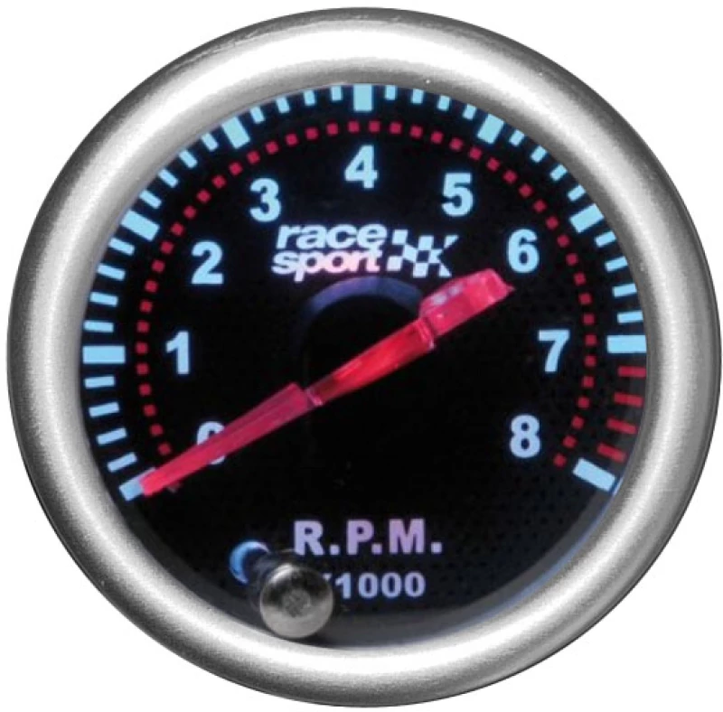 Στροφόμετρο R.P.M. Racesport Mirror Look Φιμέ 52mm Με 7 Χρώματα