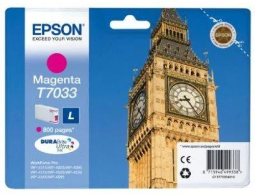 Μελάνι Epson T703340 magenta 800pgs
