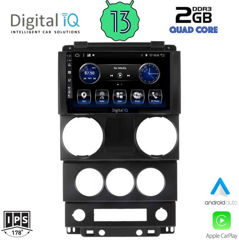 DIGITAL IQ BXH 3292_CPA (9inc) MULTIMEDIA TABLET OEM JEEP WRANGLER mod. 2006-2011