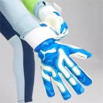 Γάντια Τερματοφύλακα Puma Ultra Ultimate Hybrid Blue / White  Λευκό Μπλε