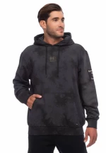 Ανδρικό Φούτερ Be Nation Tie Dye Hoodie Μαύρο  Μαύρο