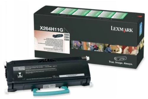 Toner Lexmark X264H11G black 9000pgs