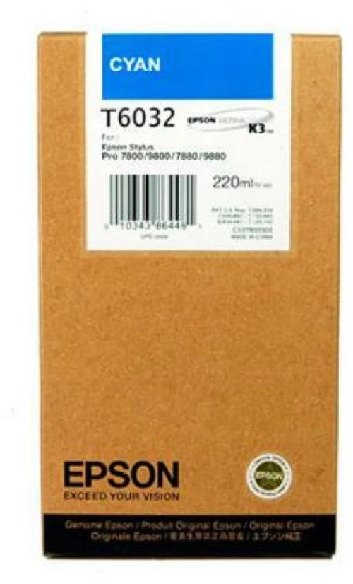 Μελάνι Epson T6032 cyan 220ml