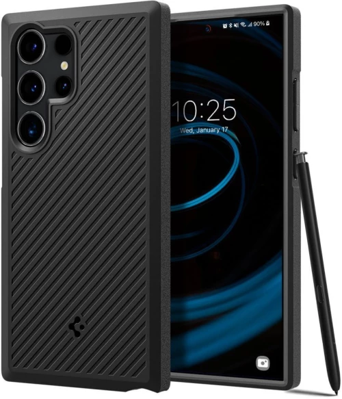 Spigen® Core Armor Back Cover Προστατευτική Θήκη Σιλικόνης για Samsung Galaxy S24 Ultra- Matte Black (ACS07194)