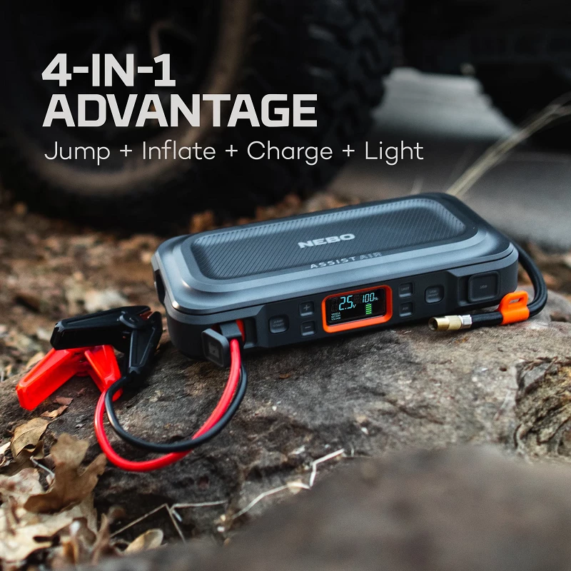 NEBO CAR STARTER , ASSIST AIR | JUMP STARTER | AIR COMPRESSOR NEBO