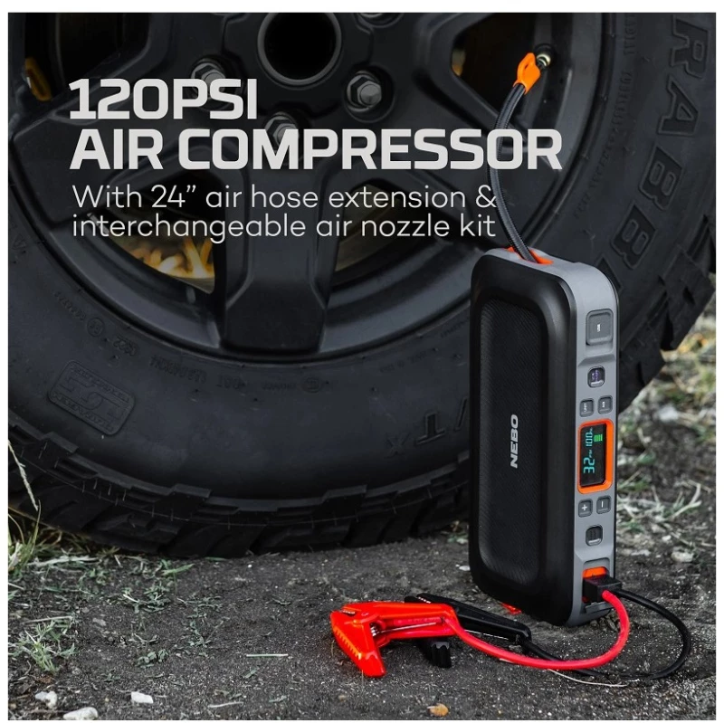 NEBO CAR STARTER , ASSIST AIR | JUMP STARTER | AIR COMPRESSOR NEBO