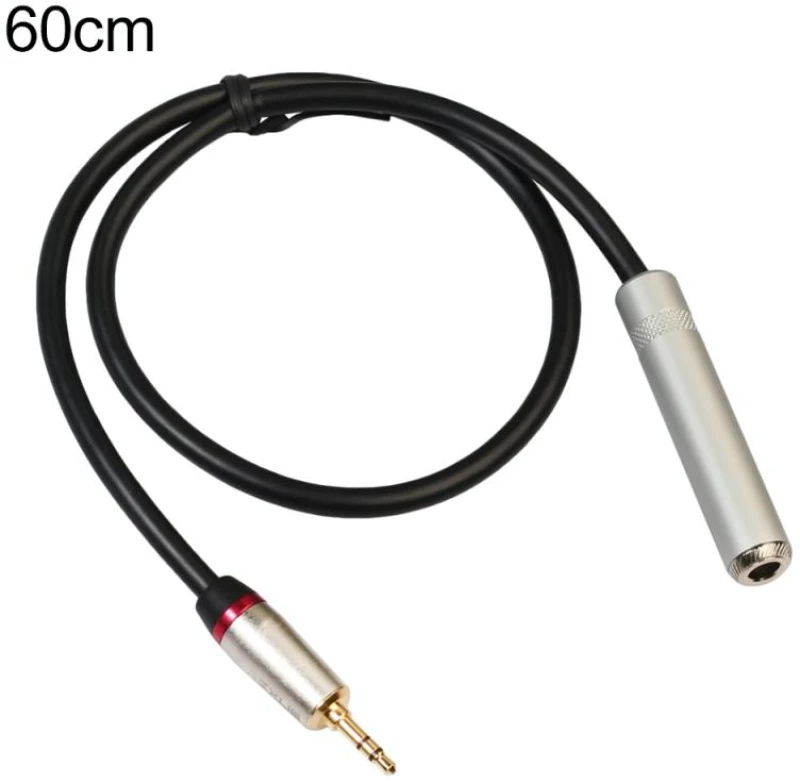 REXLIS TC128MF 3.5mm Male to 6.5mm Female Audio Adapter Cable, Length: 60cm (REXLIS)