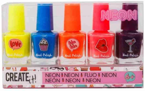 CREATE IT! NAIL POLISH NEON Σετ 5τεμ. – 84514