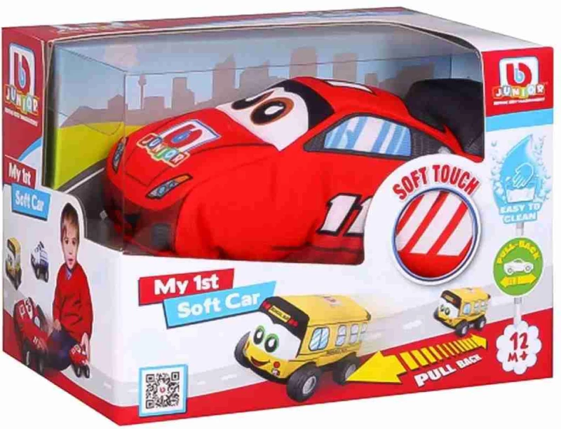 Burago my 1st soft car race car 16-89051 Κόκκινο