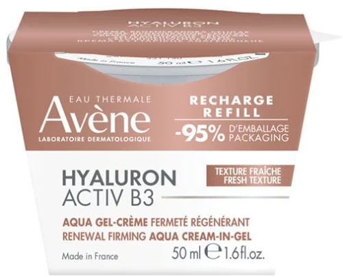 AVENE hyaluron activ B3 αντιγηραντική κρέμα-τζελ προσώπου για κυτταρική αναγέννηση eco refill 50ml