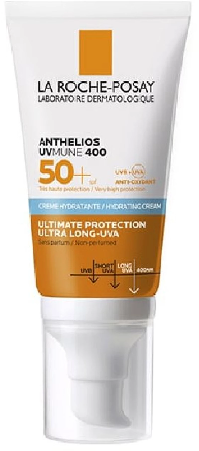 LA ROCHE POSAY anthelios uvmune 400 spf50+ hydrating cream χωρίς άρωμα 50ml